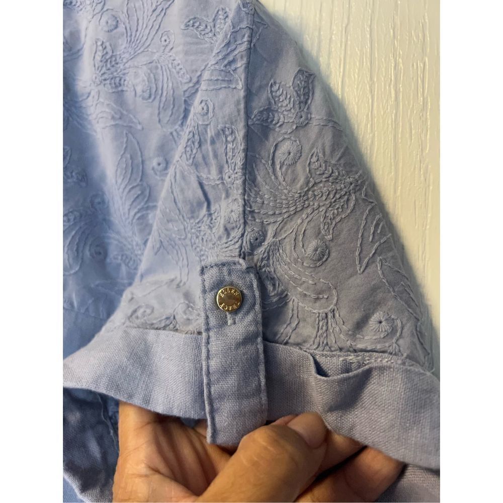 Ellen Tracy Linen Blouse - Picture 5 of 7